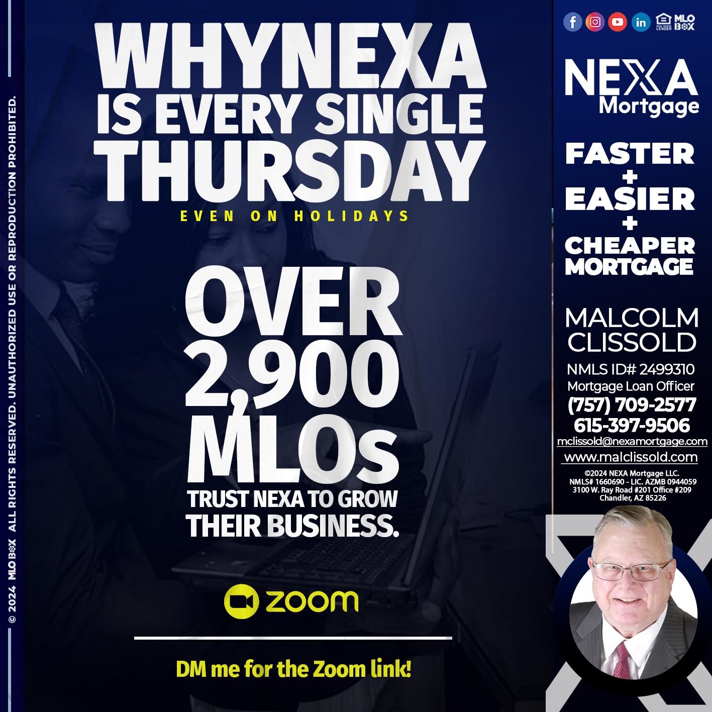 why nexa - Malcolm Clissold -Mortgage Loan Officer
