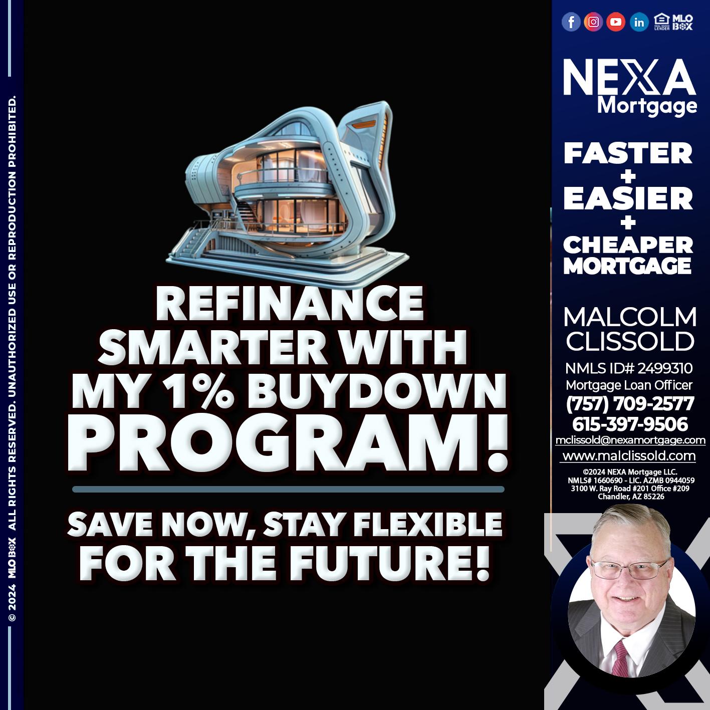 REFINANCE SMARTER - Malcolm Clissold -Mortgage Loan Officer