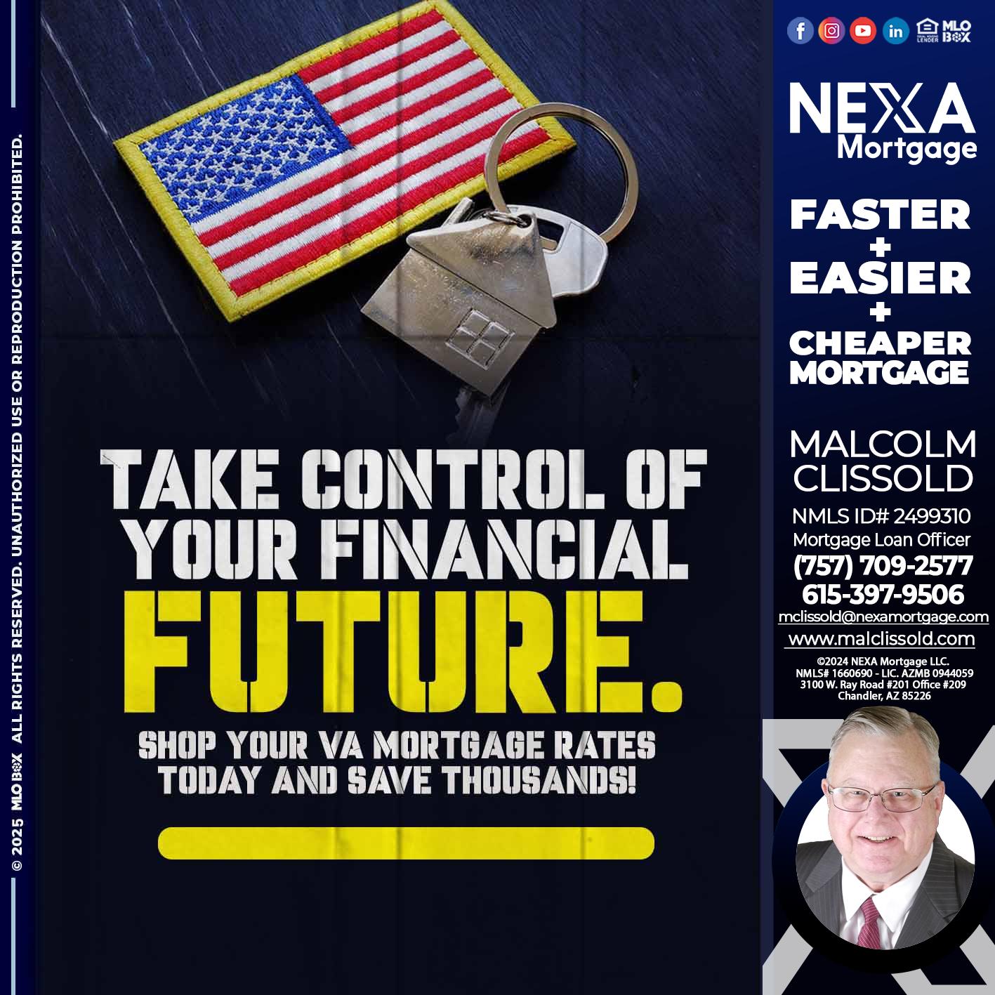 take control - Malcolm Clissold -Mortgage Loan Officer