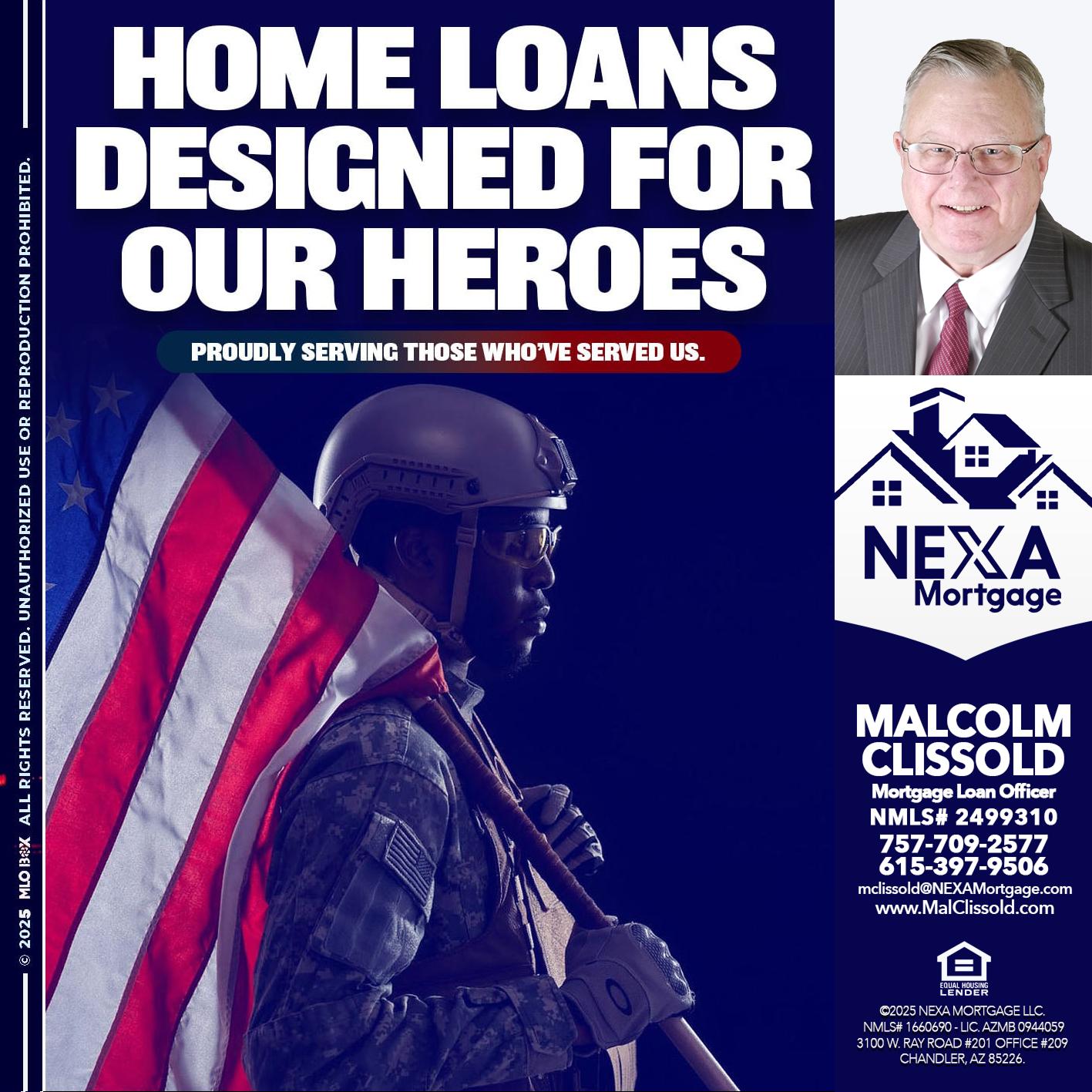 home loans - Malcolm Clissold -Mortgage Loan Officer