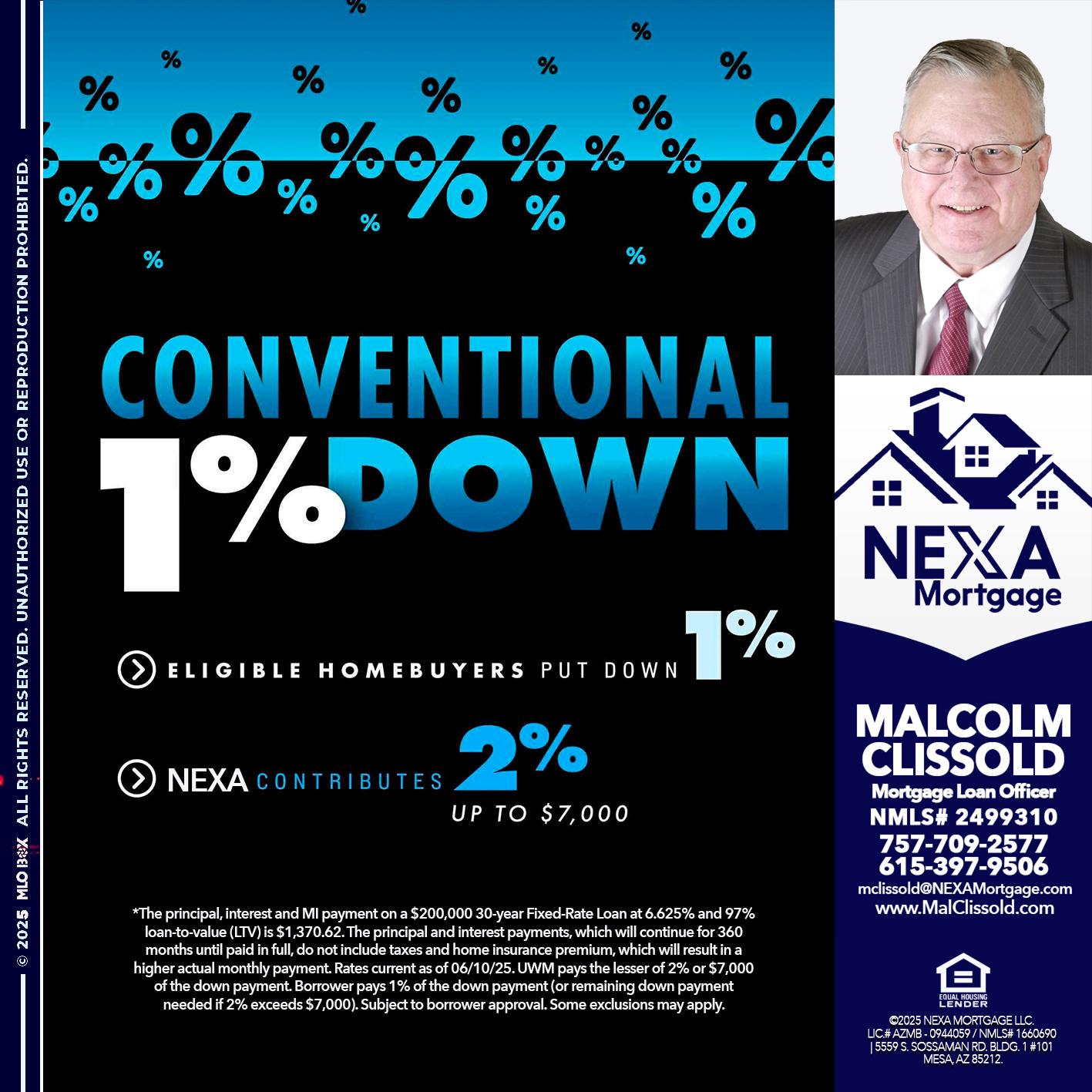 conventional - Malcolm Clissold -Mortgage Loan Officer