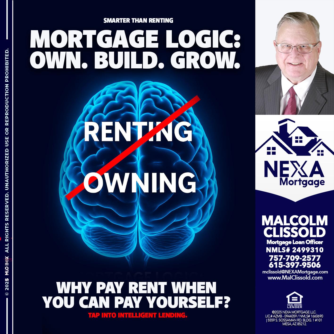 mortgage logic - Malcolm Clissold -Mortgage Loan Officer