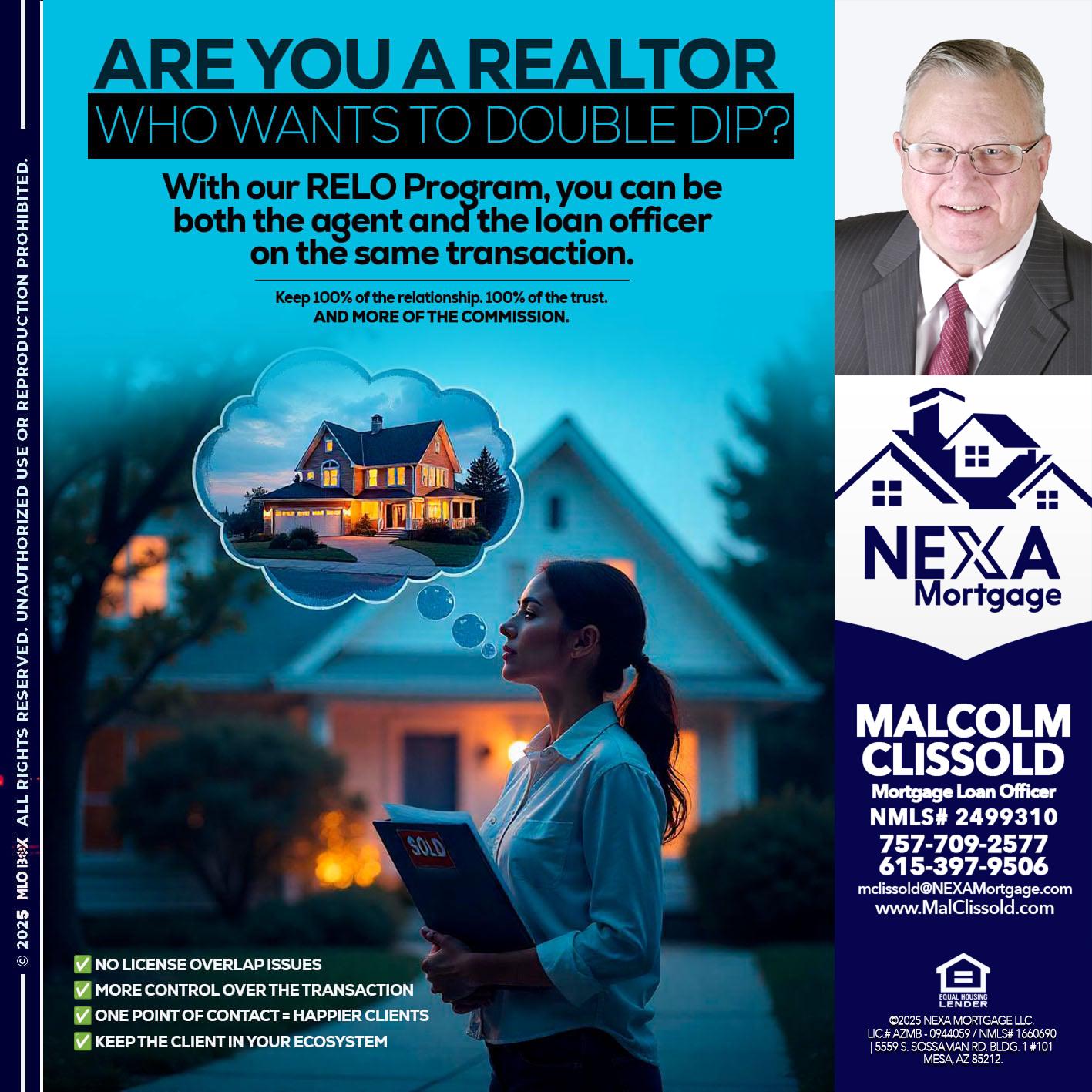 Are you a Realtor? - Malcolm Clissold -Mortgage Loan Officer