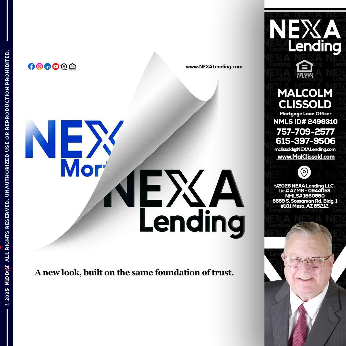 NEXA LENDING - Malcolm Clissold -Mortgage Loan Officer