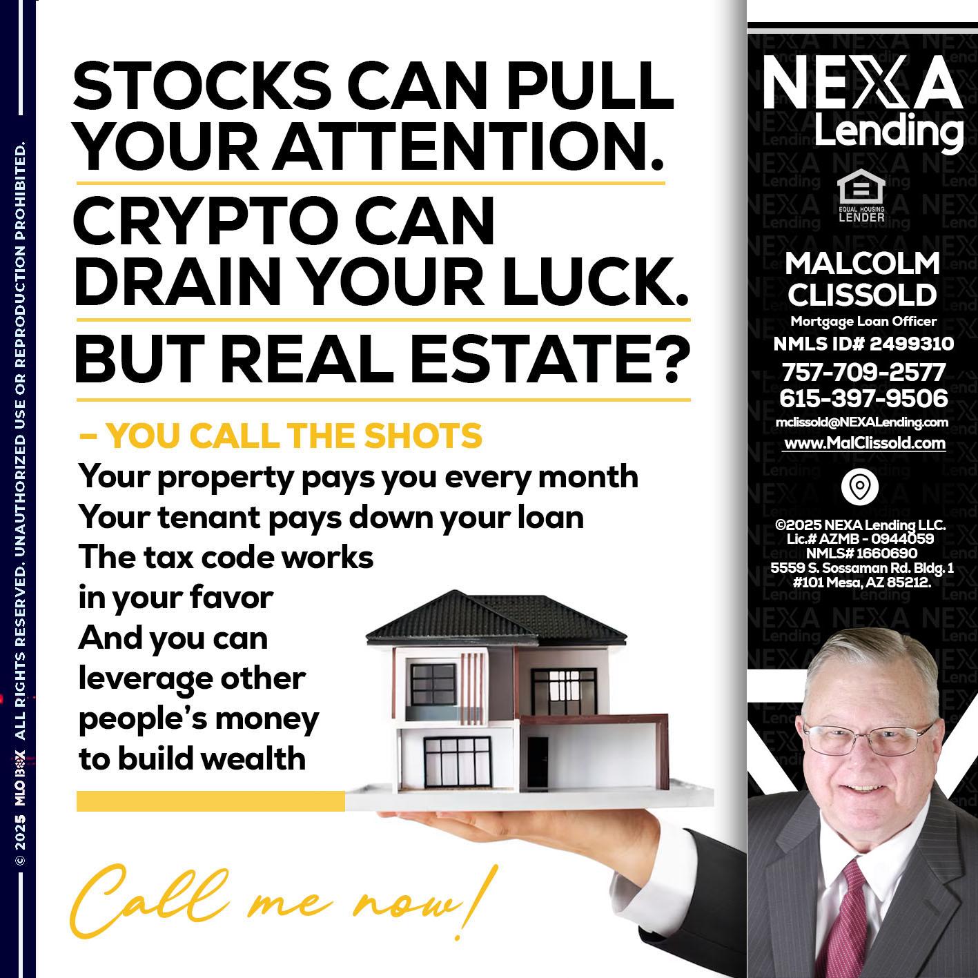 STOCK CAN - Malcolm Clissold -Mortgage Loan Officer