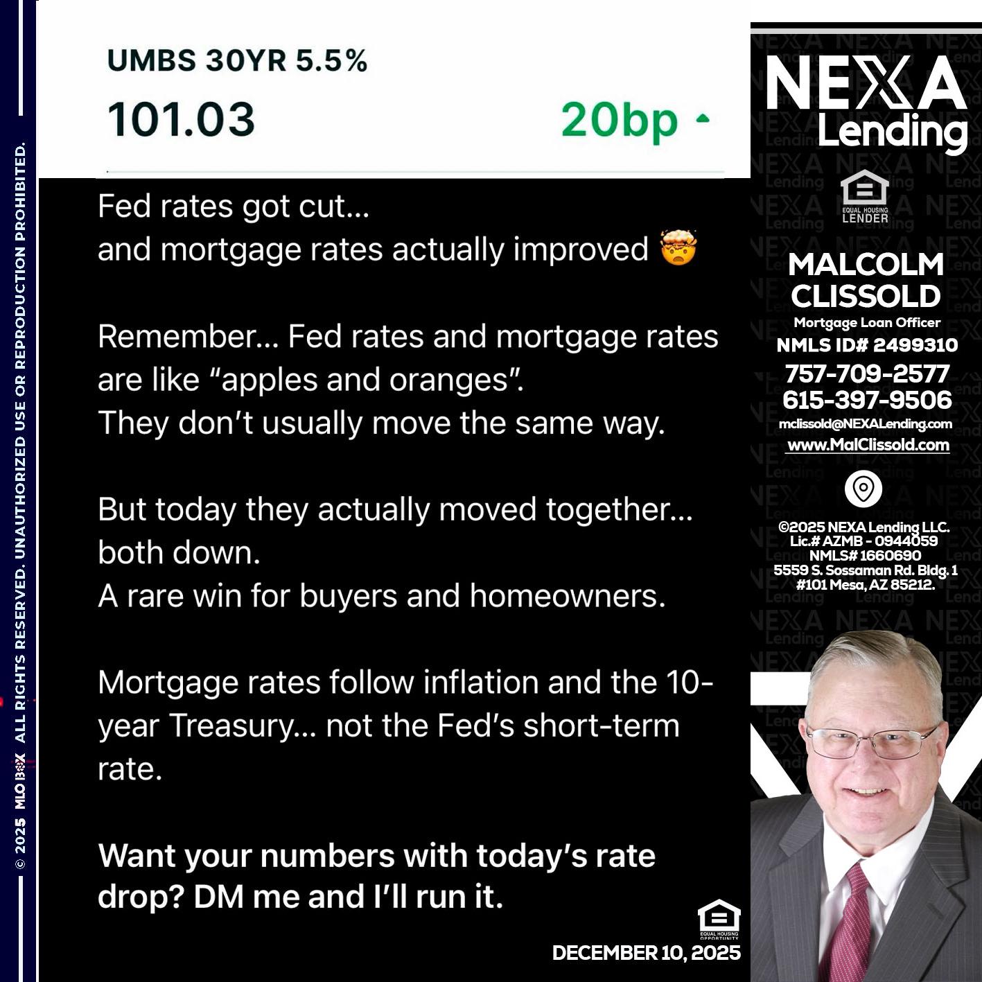 101.03 - Malcolm Clissold -Mortgage Loan Officer