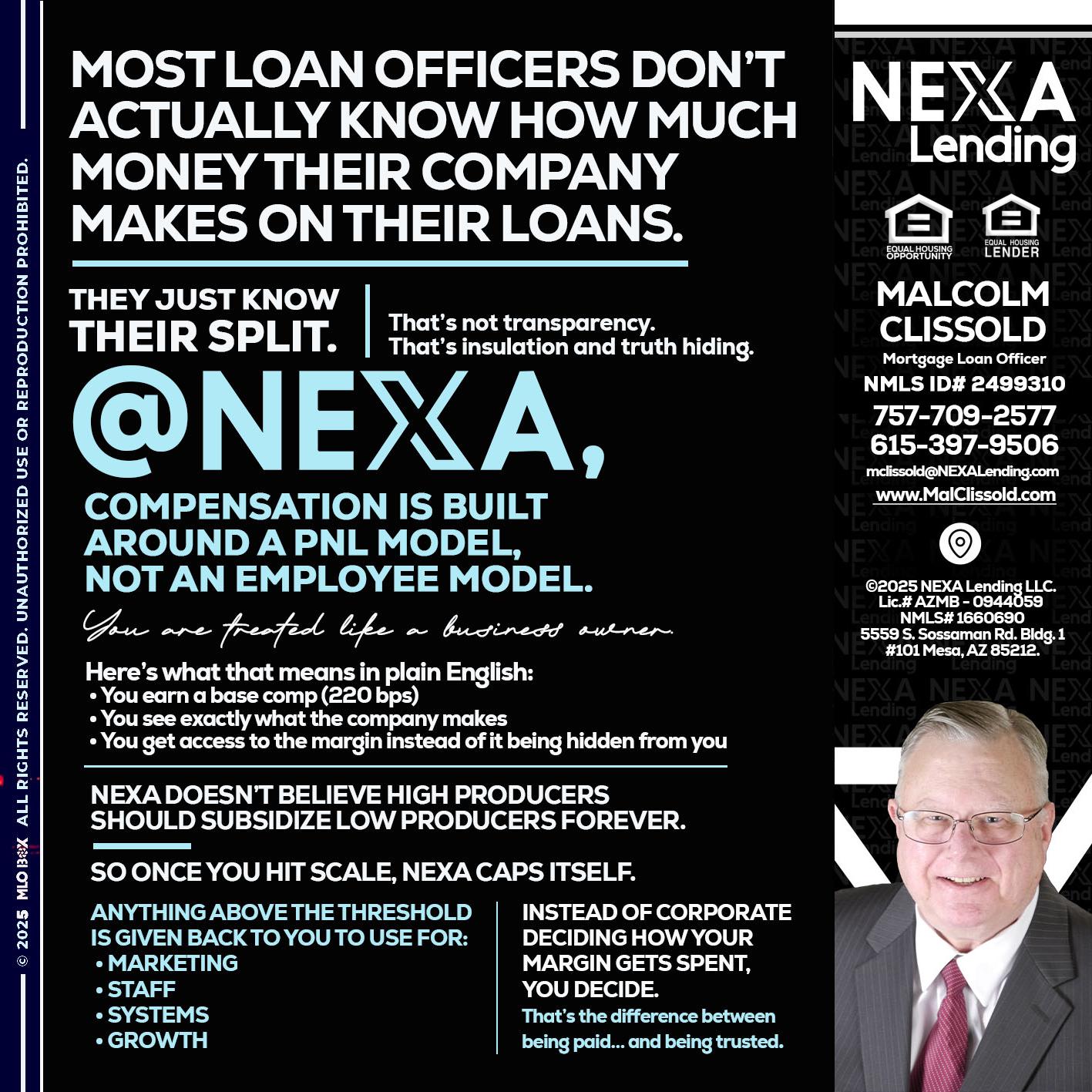 @NEXA - Malcolm Clissold -Mortgage Loan Officer