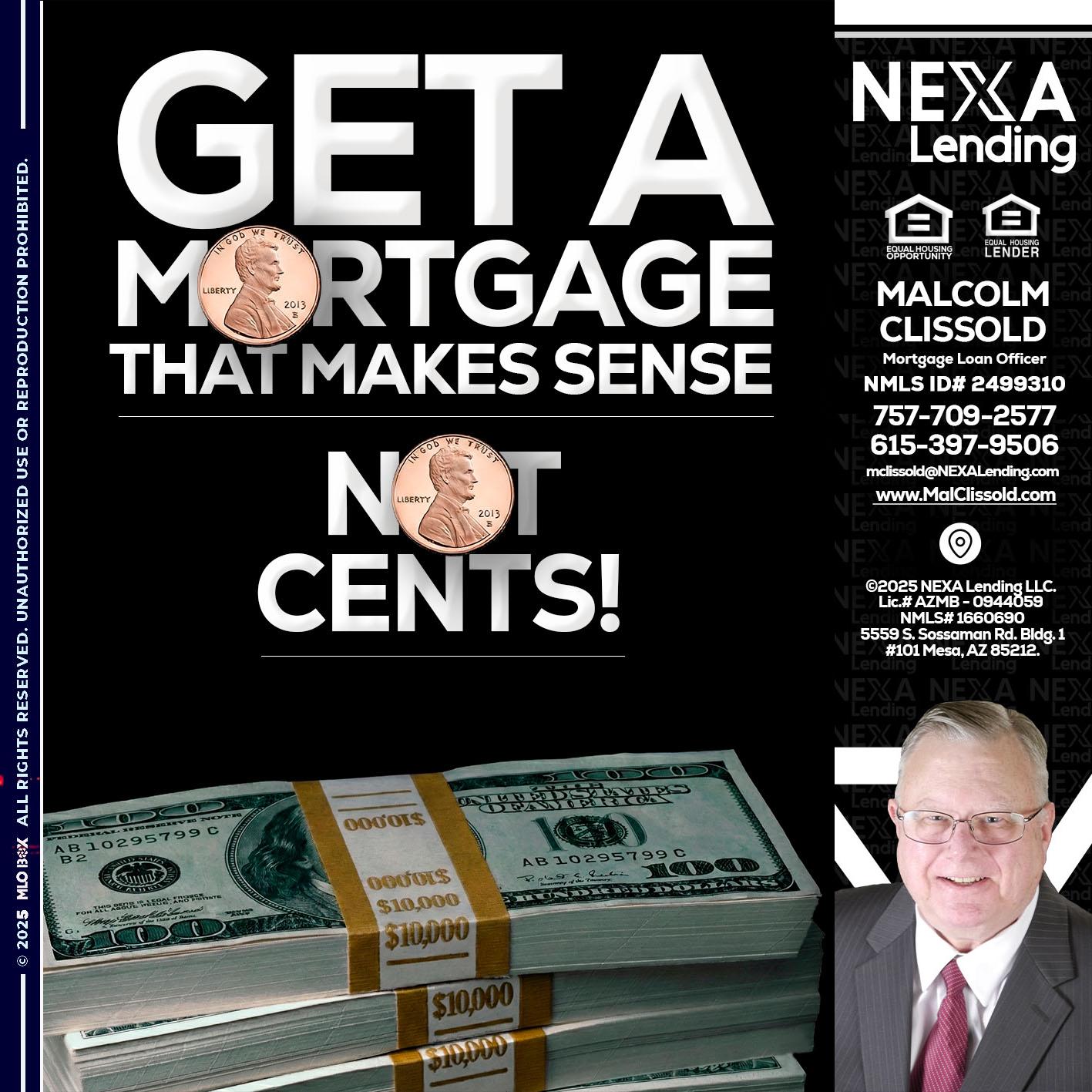 get a mortgage - Malcolm Clissold -Mortgage Loan Officer