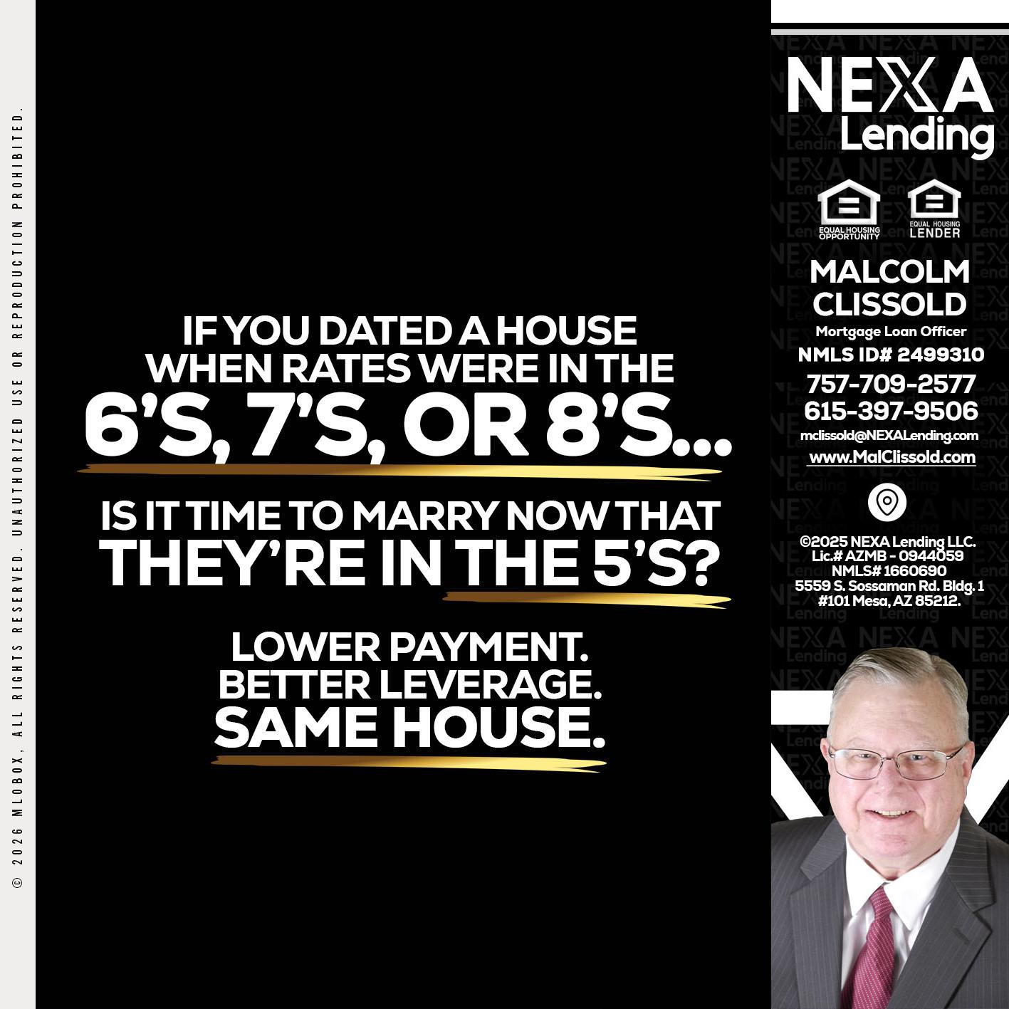 if you dated a house - Malcolm Clissold -Mortgage Loan Officer