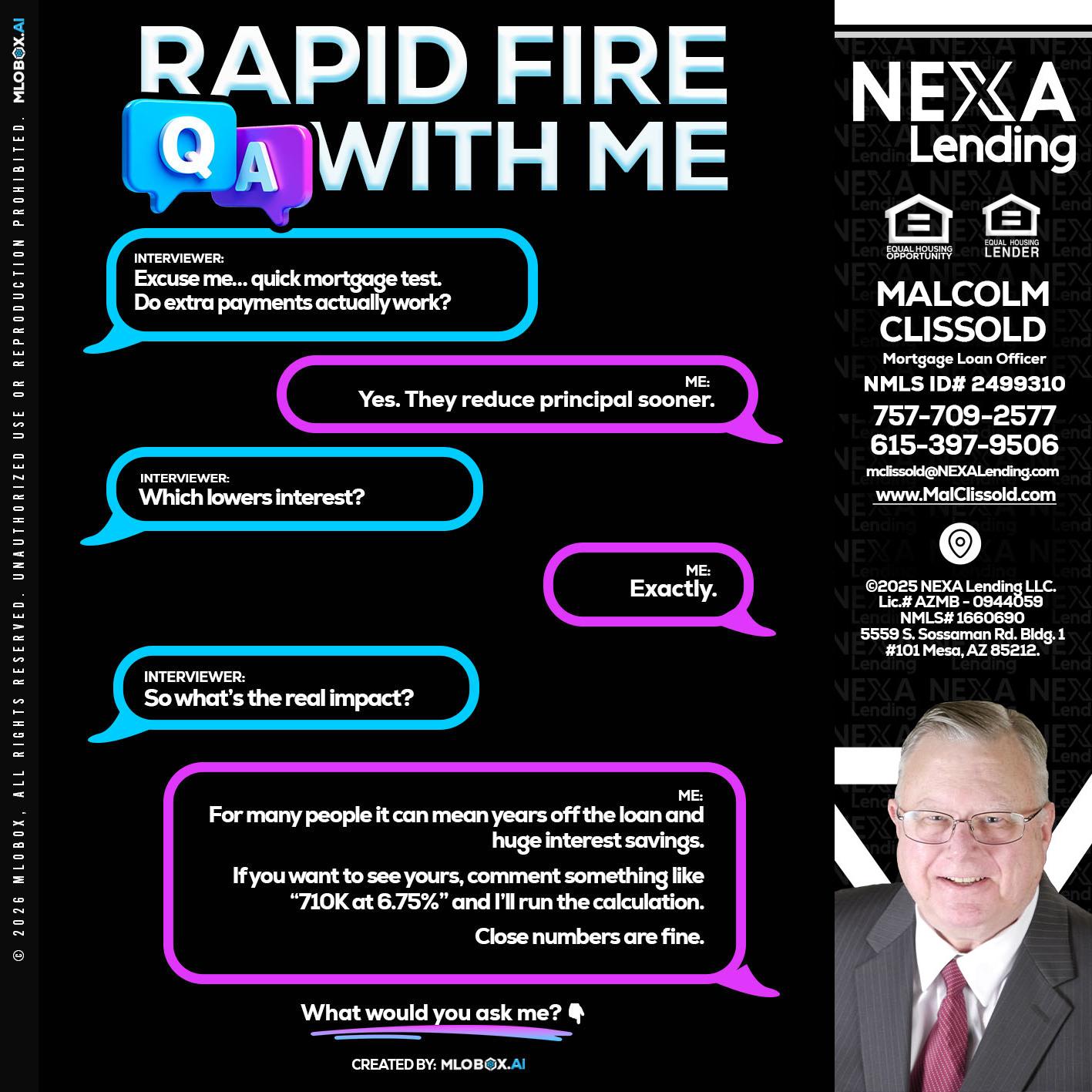 RAPID QA - Malcolm Clissold -Mortgage Loan Officer