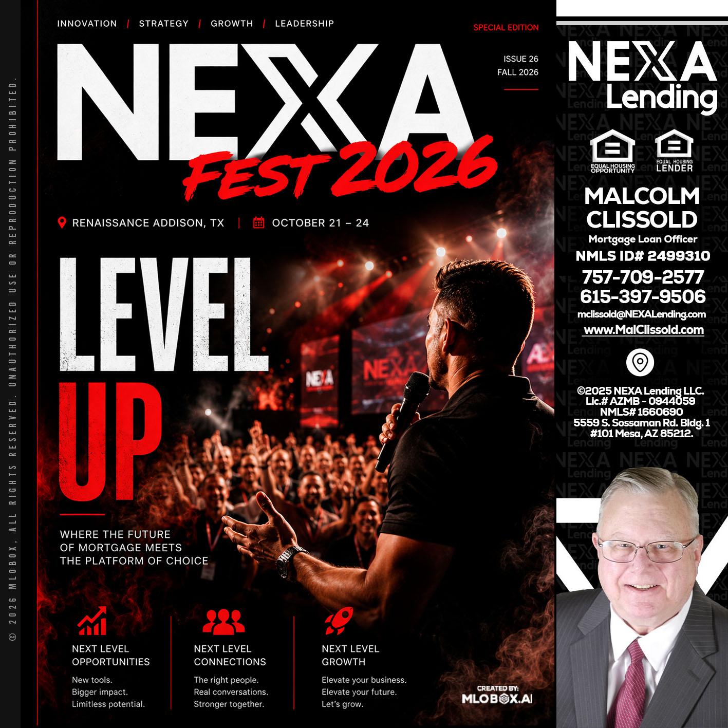 NEXA FEST 2026 - Malcolm Clissold -Mortgage Loan Officer
