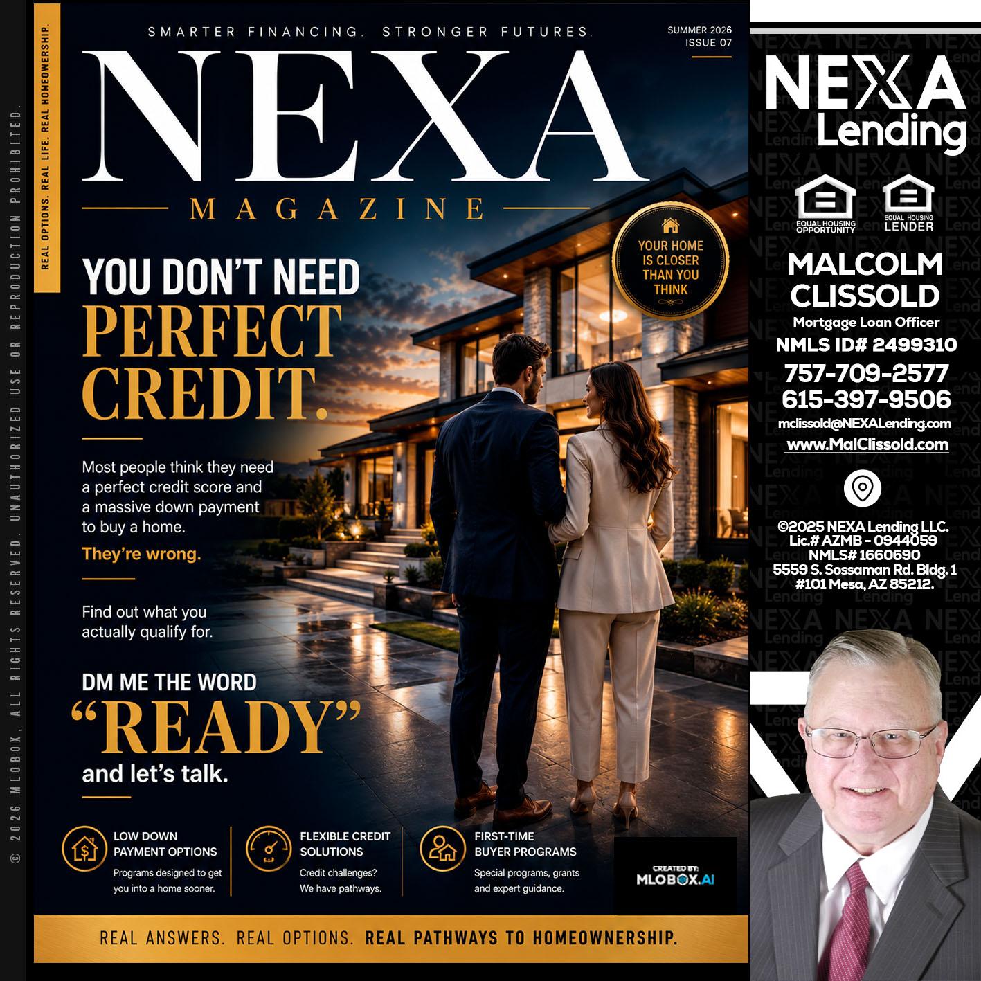 NEXA MAGAZINE - Malcolm Clissold -Mortgage Loan Officer