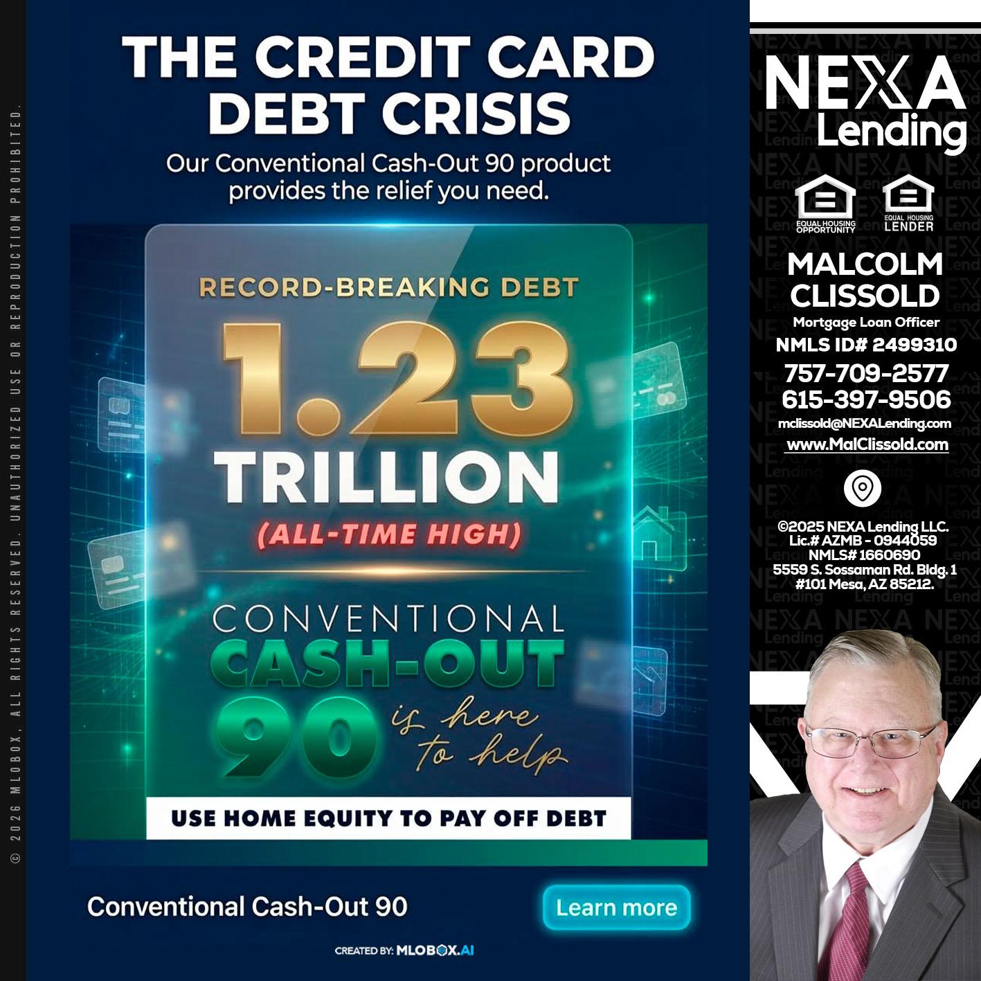THE CREDIT CARD - Malcolm Clissold -Mortgage Loan Officer